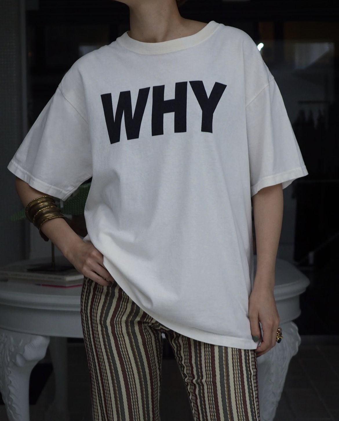 1990s Yoko Ono, Why / Why Not T-shirt _5