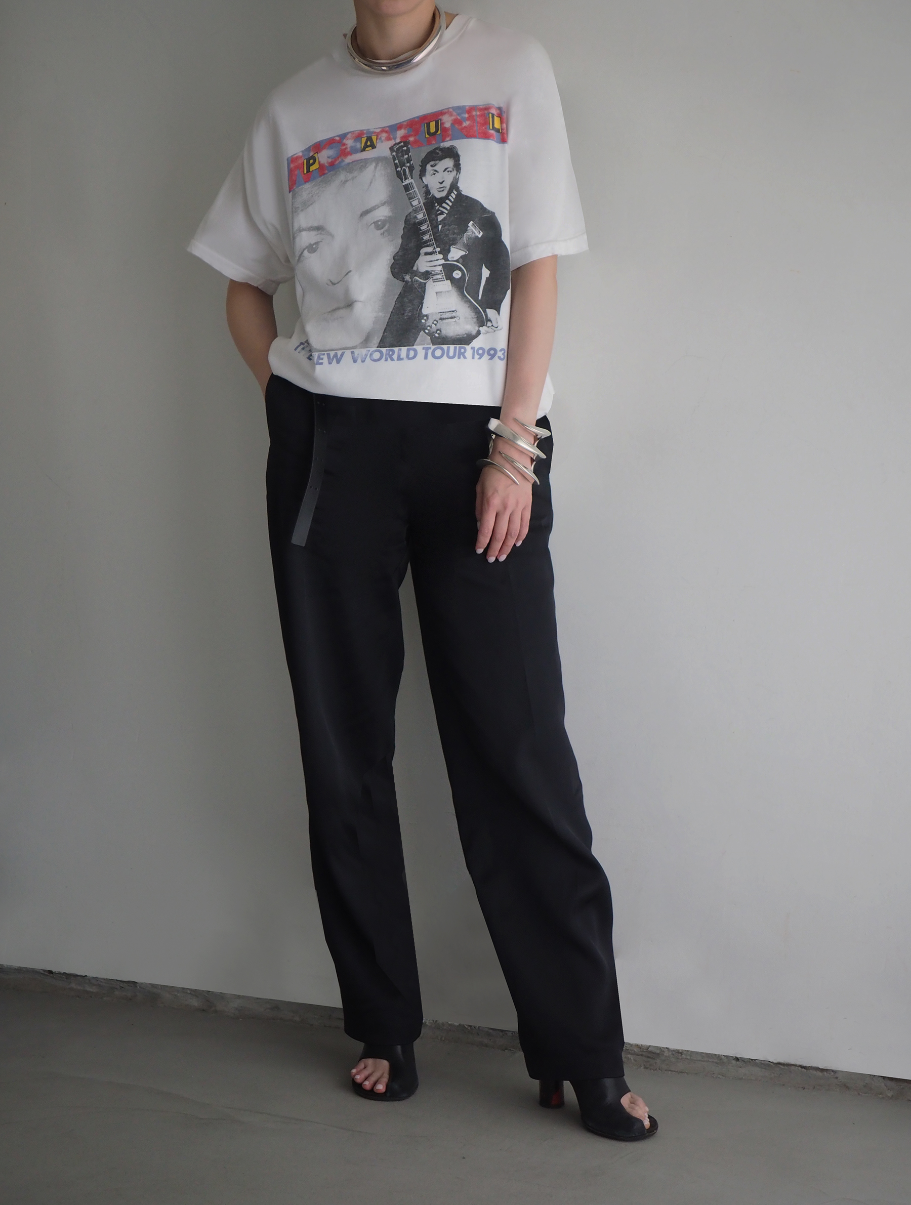 1993s Paul McCartney, unisex The New World Tour T-shirt_7