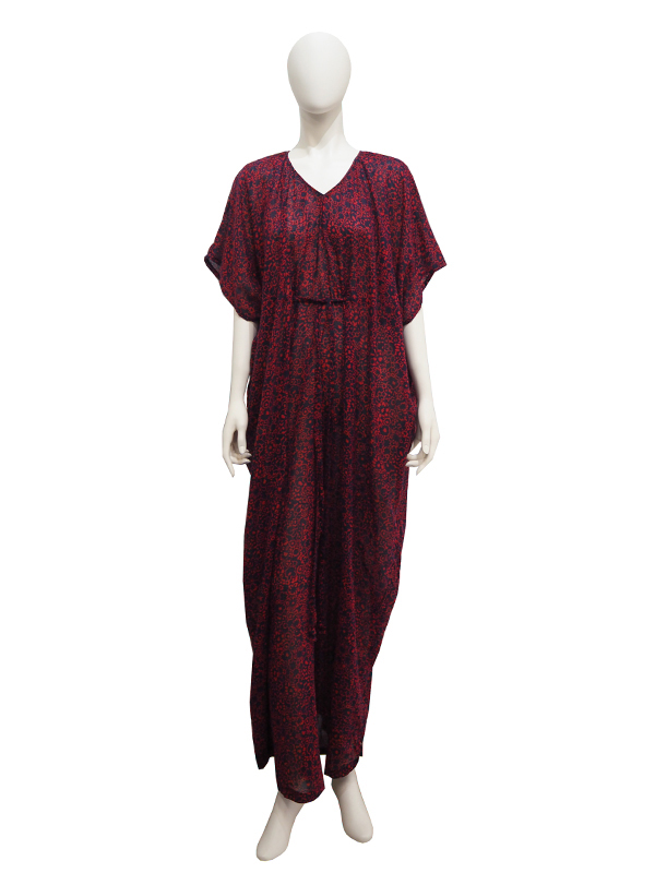 1960s Indian cotton kaftan dress _2