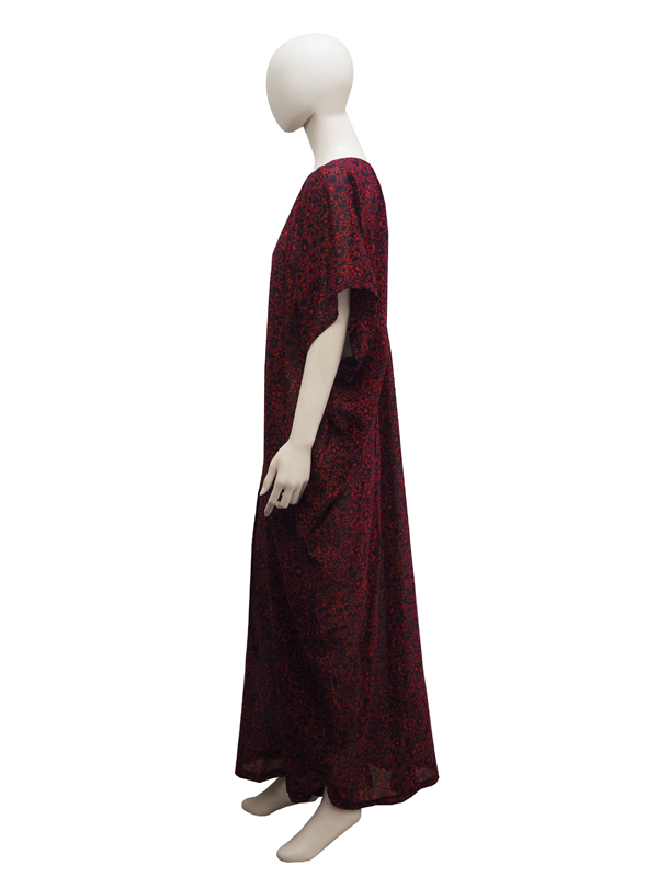 1960s Indian cotton kaftan dress _3