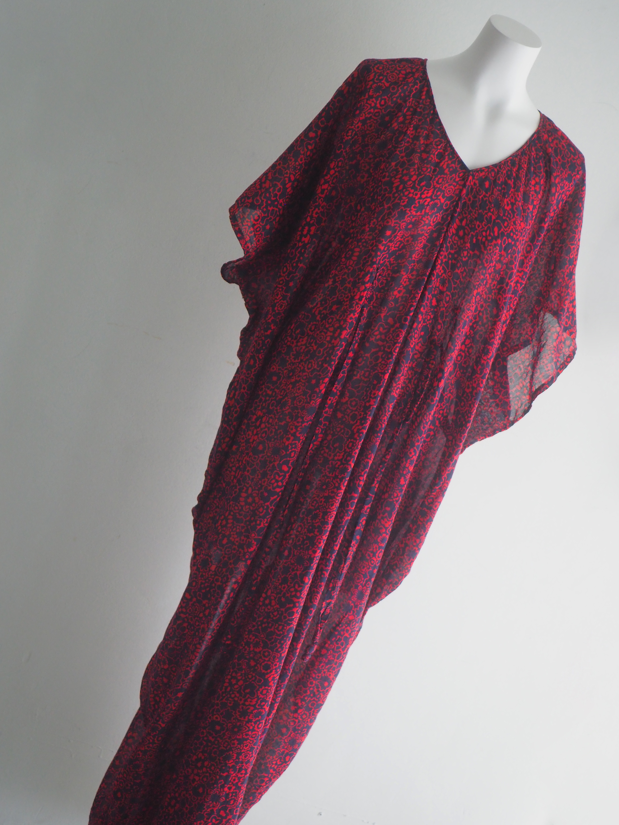 1960s Indian cotton kaftan dress _5