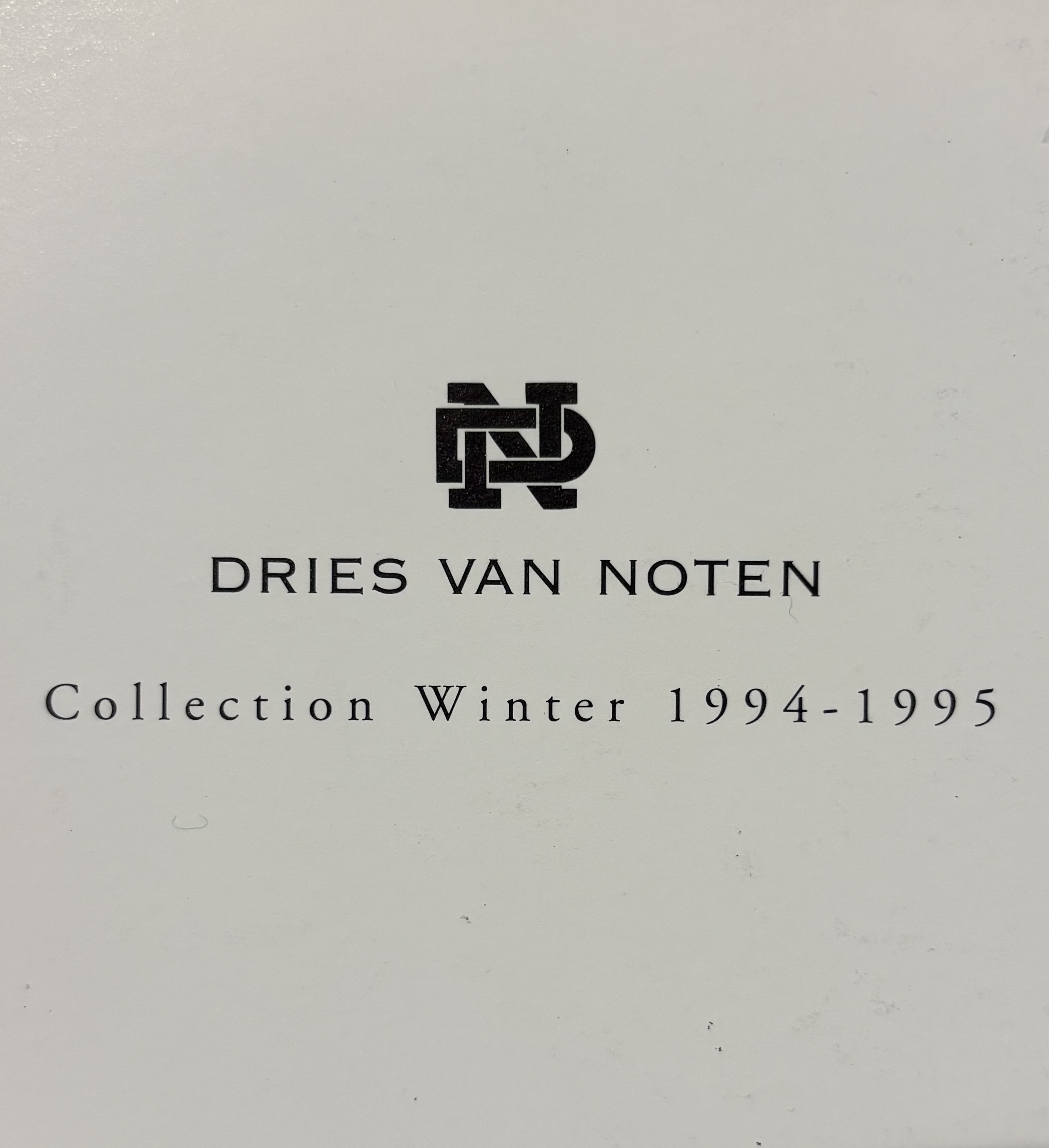 Autumn Winter 1994-1995 Dries Van Noten_13
