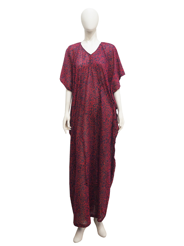 1960s Indian cotton kaftan dress _1