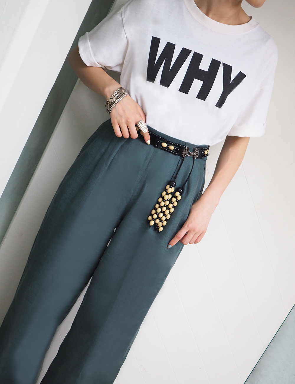 1990s Yoko Ono, Why / Why Not T-shirt _4
